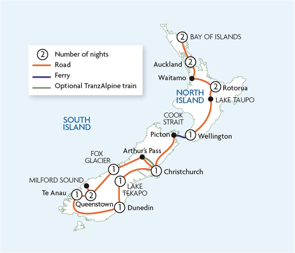 New Zealand Getaway Tour Trailfinders